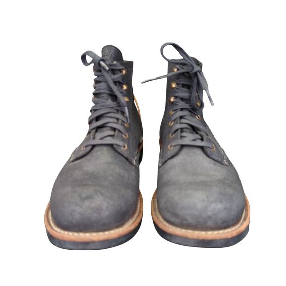 Red Wing 2955 Blacksmith Spitfire Boots Heritage Black Men's 8D Rough-out Wax - Picture 3 of 8